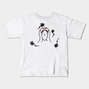 Flower Lady Kids T-Shirt